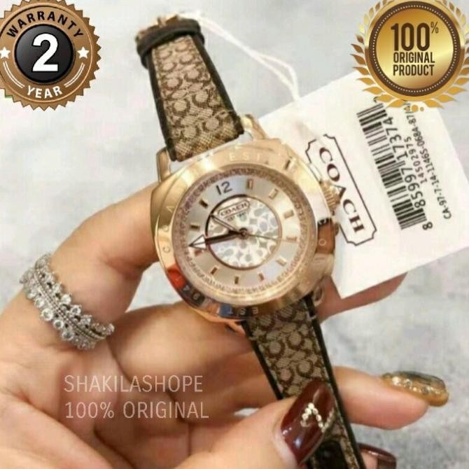 Jam Tangan Wanita Coach 35mm Original Garansi 2th