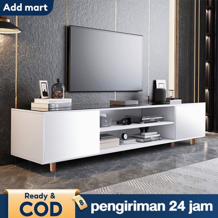 Terbaru Meja Tv Kayu Jumbo Meja Tv Rak Tv 180Cm Tv Meja Tv Rak Tv Minimalis Promo Terlaris