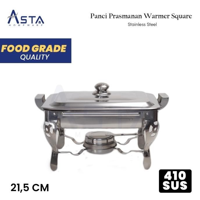 Asta Food Warmer - Tempat Makan / Wadah Saji Prasmanan Stainless Steel