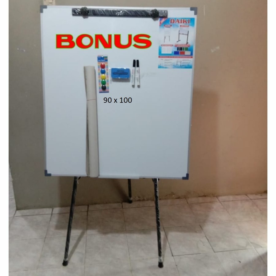 

flip chart besar papan persentasi 90 x 100 cm