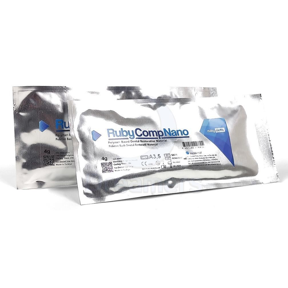 GH DENTAL COMPOSITE RUBY COMP Komposit Bahan Tambal dan Veneer Gigi Extra White EW A1 A2 A3 TERLARIS