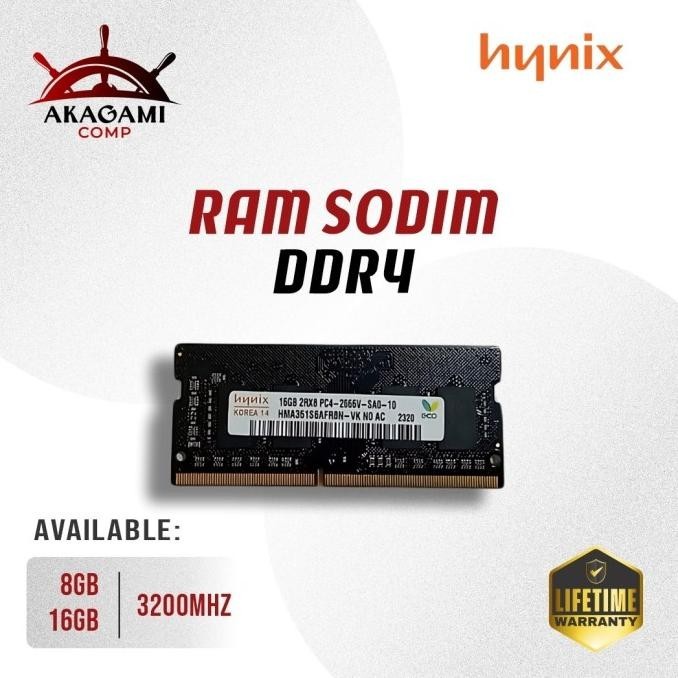 Memory RAM HYNIX Sodimm 8GB/16GB DDR4 3200 Mhz PC 25600