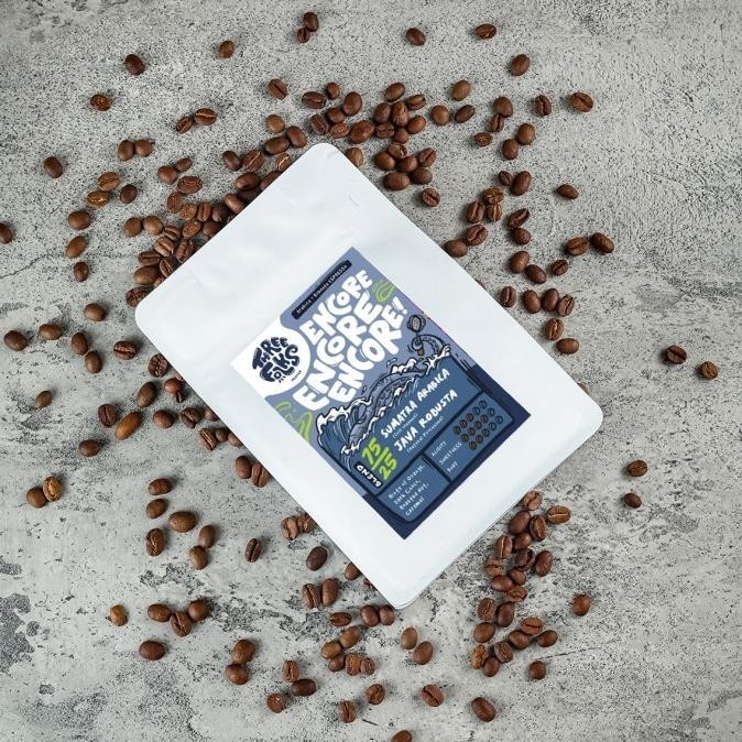

Kopi Encore 75/25 Blend 1Kg Three Folks | Kopi Susu Espresso Blend