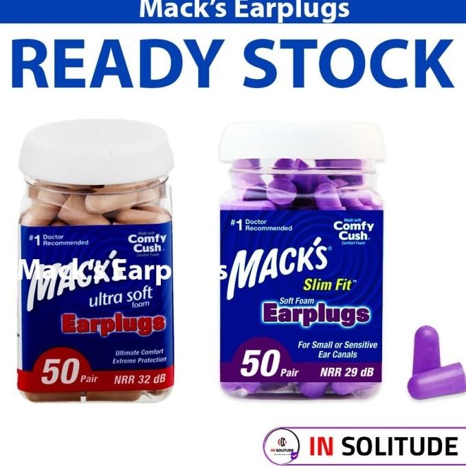Mack's Ultra Soft Foam Earplug 50 Pair Macks