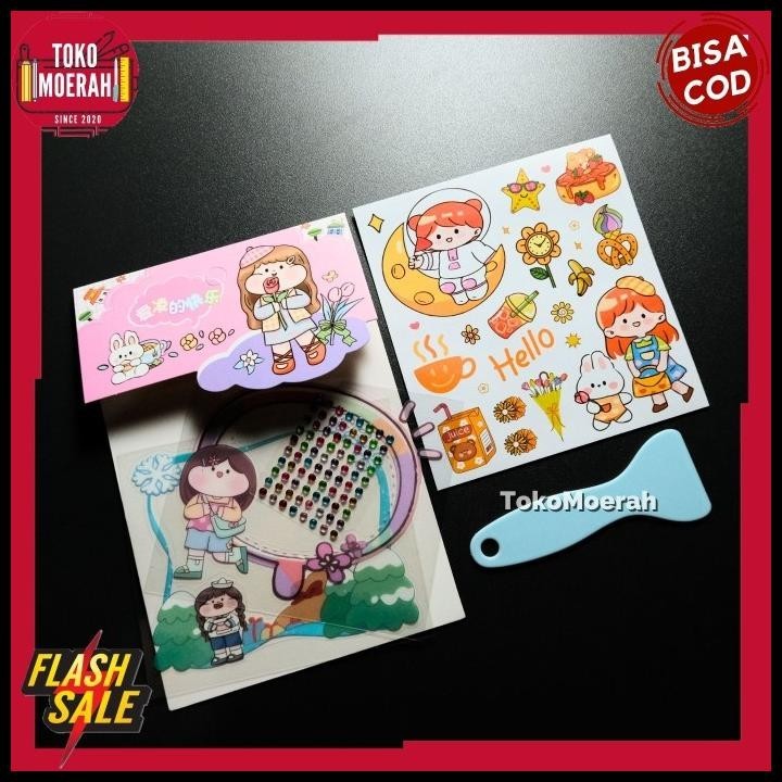 

GRATIS ONGKIR PAKET STIKER LGL-9461 STICKER 5 IN 1 PERATA STIKER DIAMOND BEADS DIY !