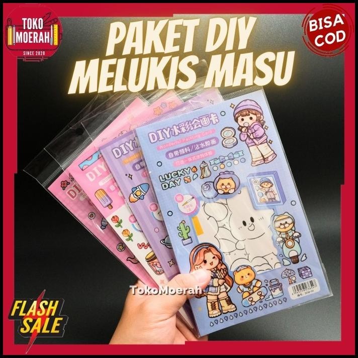 

HOT DEAL PAKET MEWARNAI DIY MASU SET MELUKIS MEWARNAI MASU DIY UNIK LUCU MASU !!!!