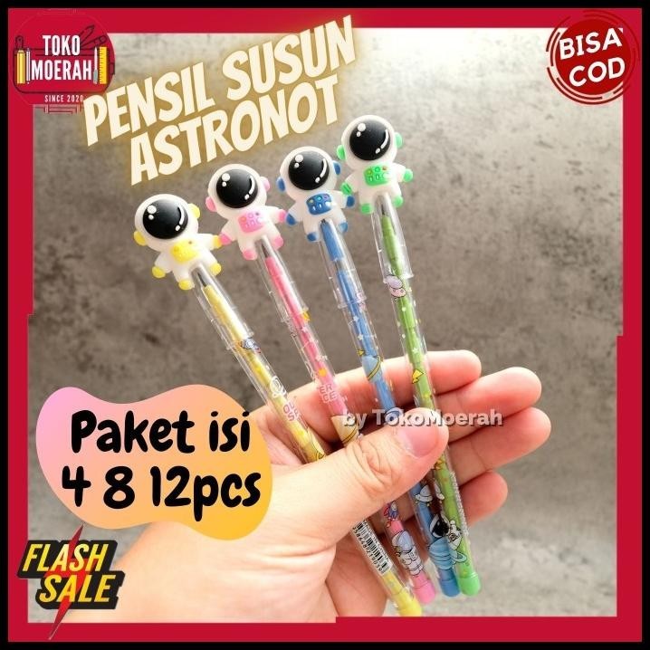 

GRATIS ONGKIR PENSIL LUCU 4 8 12PCS PENSIL ASTRONOT SPACE UNIK MURAH LUCU IMUT COD
