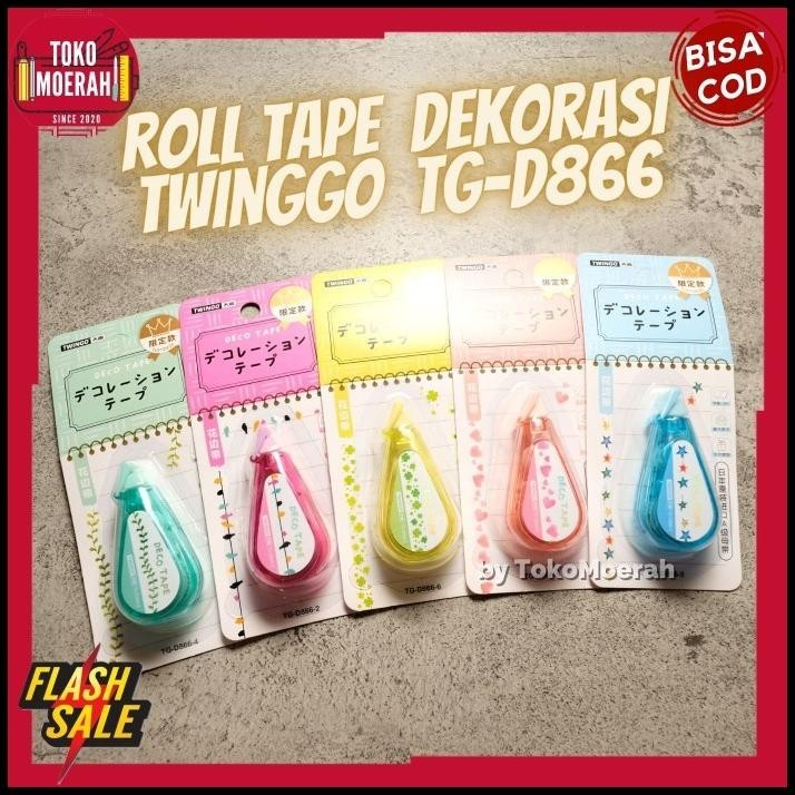 

HOT DEAL CORRECTION TAPE DEKORASI ROLL TAPE LINEAR TWINGGO DECO TAPE TG-D866 !!!!!!!