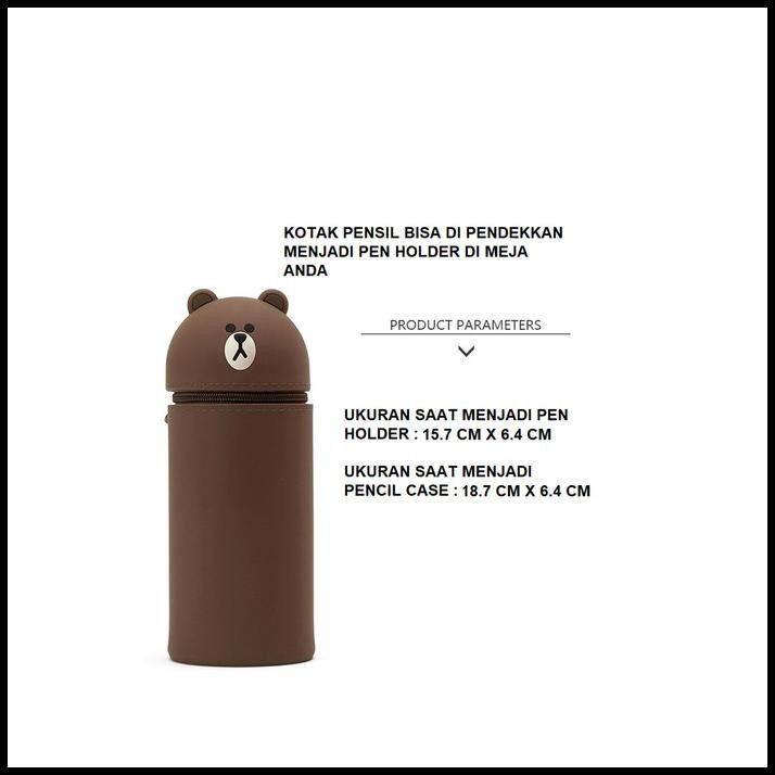

TERMURAH KOTAK PENSIL SILICONE DUA FUNGSI PEN HOLDER