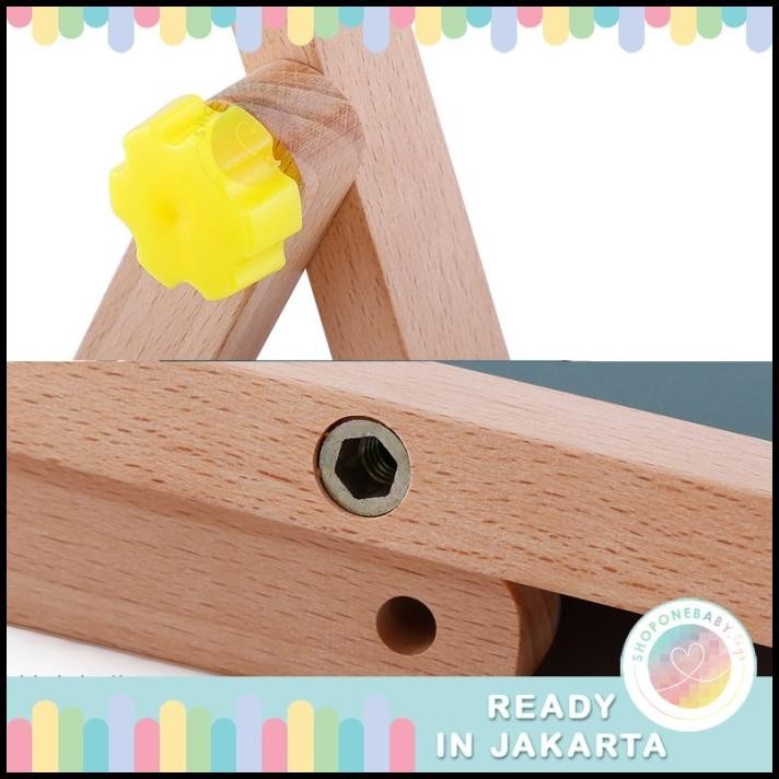 

BEST DEAL 2 IN 1 BEAR WOODEN BLACK WHITE BOARD WHITEBOARD PAPAN BELAJAR MENULIS !