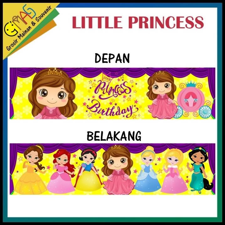 

BEST DEAL 10PCS LABEL KARAKTER PRINCESS + PLASTIK SNACK ULTAH UK. 20X35 CM !!
