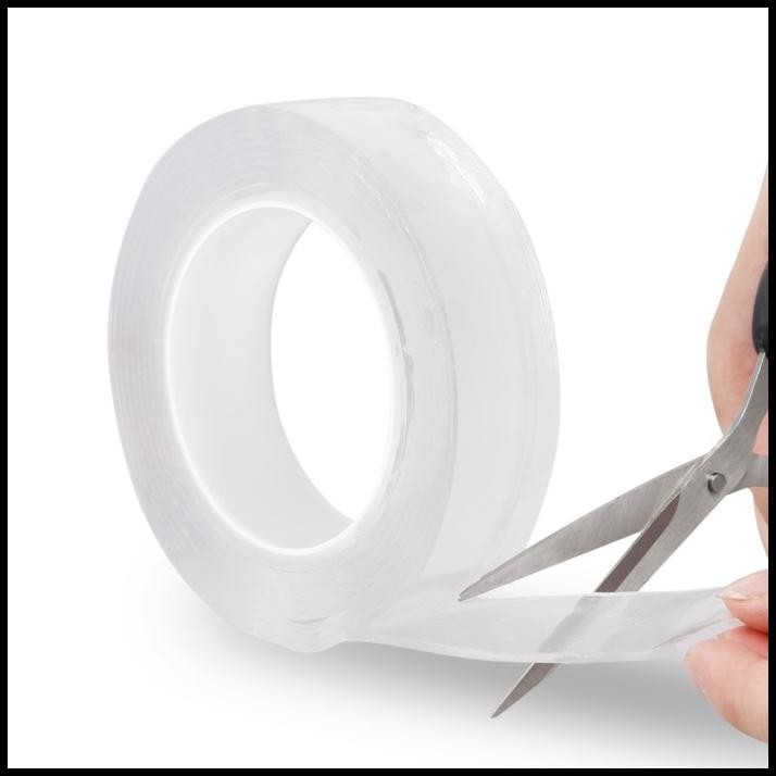 

BEST DEAL DOUBLE TAPE PEREKAT NO TRACE WASHABLE STICKER 300 X 3 CM SUPER REKAT !!!!!