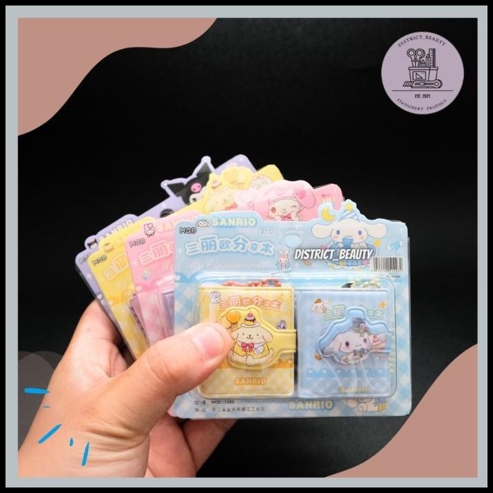 

TERBARU NOTEBOOK 2 IN 1 SANRIO BUKU MINI 1 PACK 2 PCS MOTIF SANRIO TERMURAH