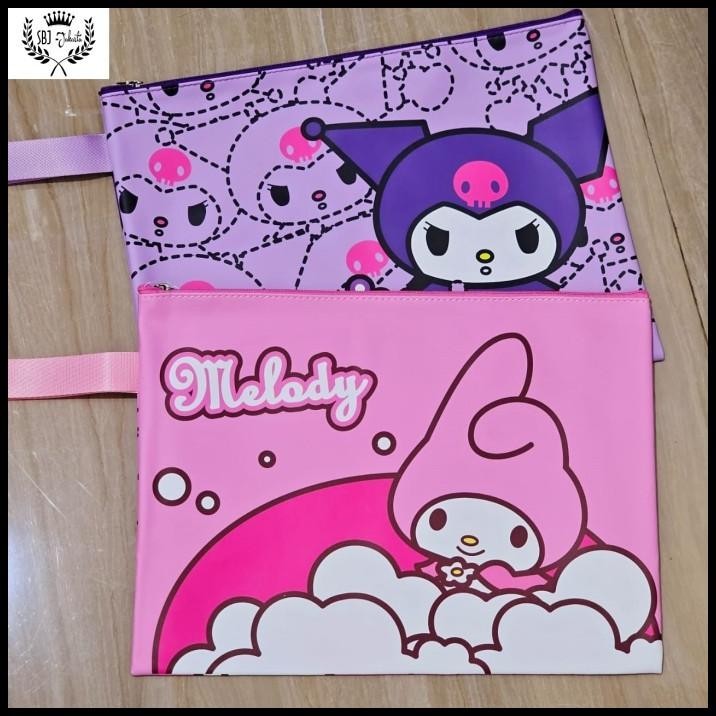 

DISKON TAS FOLDER MAP FOLDER PELINDUNG DOKUMEN A4 KARAKTER SANRIO !