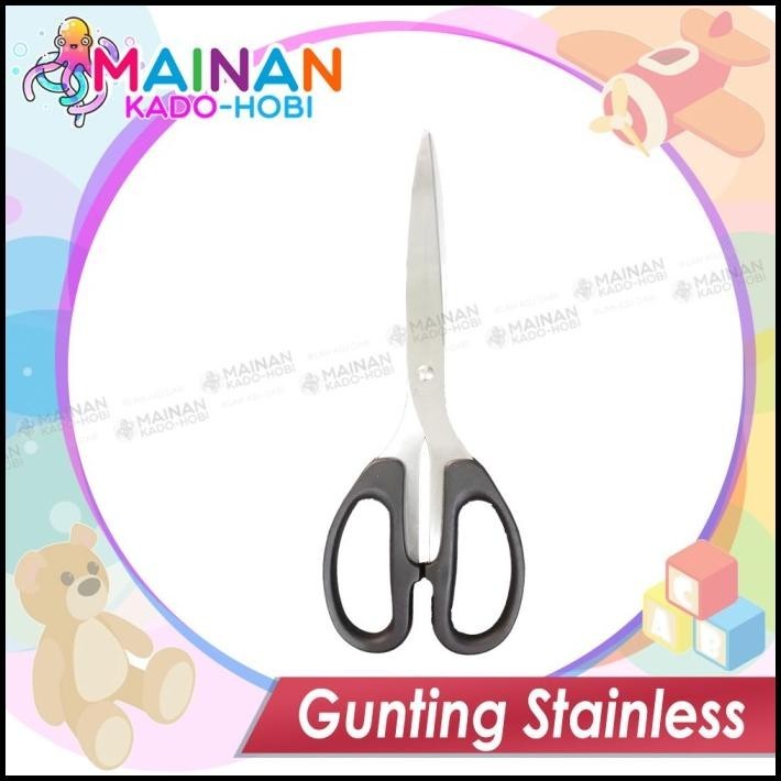 

DISKON ALAT TULIS KANTOR SEKOLAH GUNTING KERTAS KARTON STAINLESS SCISSORS