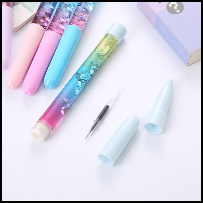 

BEST DEAL SELUSIN PULPEN GLITTER / QUICKSAND GEL PEN GRADIENT S0255 !!!!!!