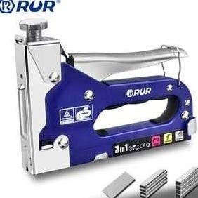 

Rur R2010 Staple Gun 3In1 Multi-Purpose Nailing Machine Kualitas Premium