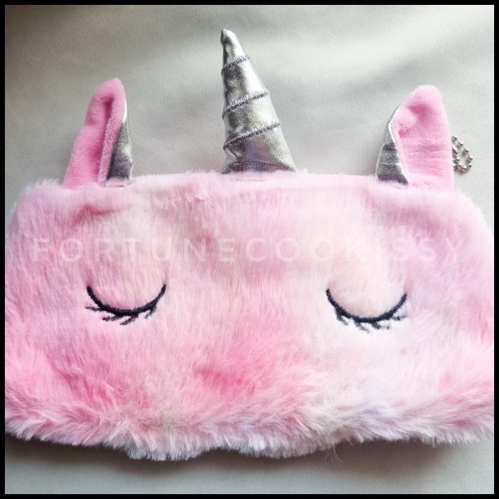 

DISKON FORTUNE KOTAK PENSIL UNICORN BULU/POUCH KOREAN IMPORT !!!!!