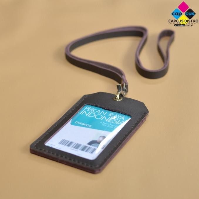 

Gantungan Name Tag Id Card Holder Kulit Kartu Nama Id Card M1 Kualitas Premium