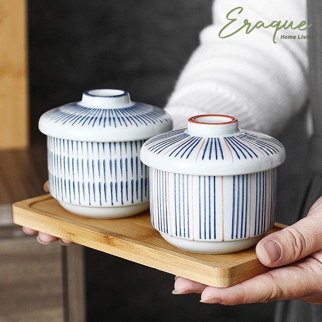 Buko Chawan Mushi Bowl / Mangkok Kerak Rustic Jepang Sup Cawan Mushi