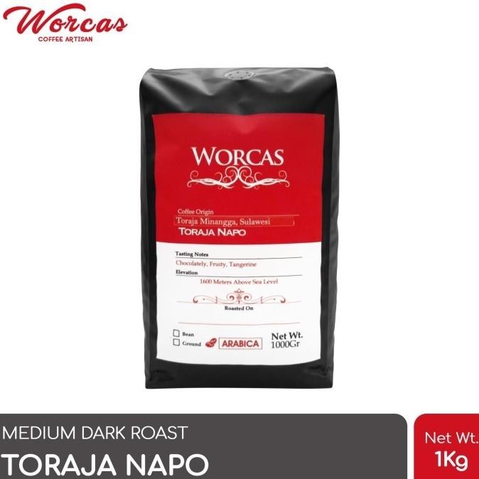

Kopi Arabica Toraja 1 Kg (Biji/Bubuk) | Worcas Coffee