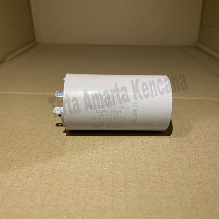 Kapasitor pompa air 30uf Shizu / Capasitor 30uf Shizu