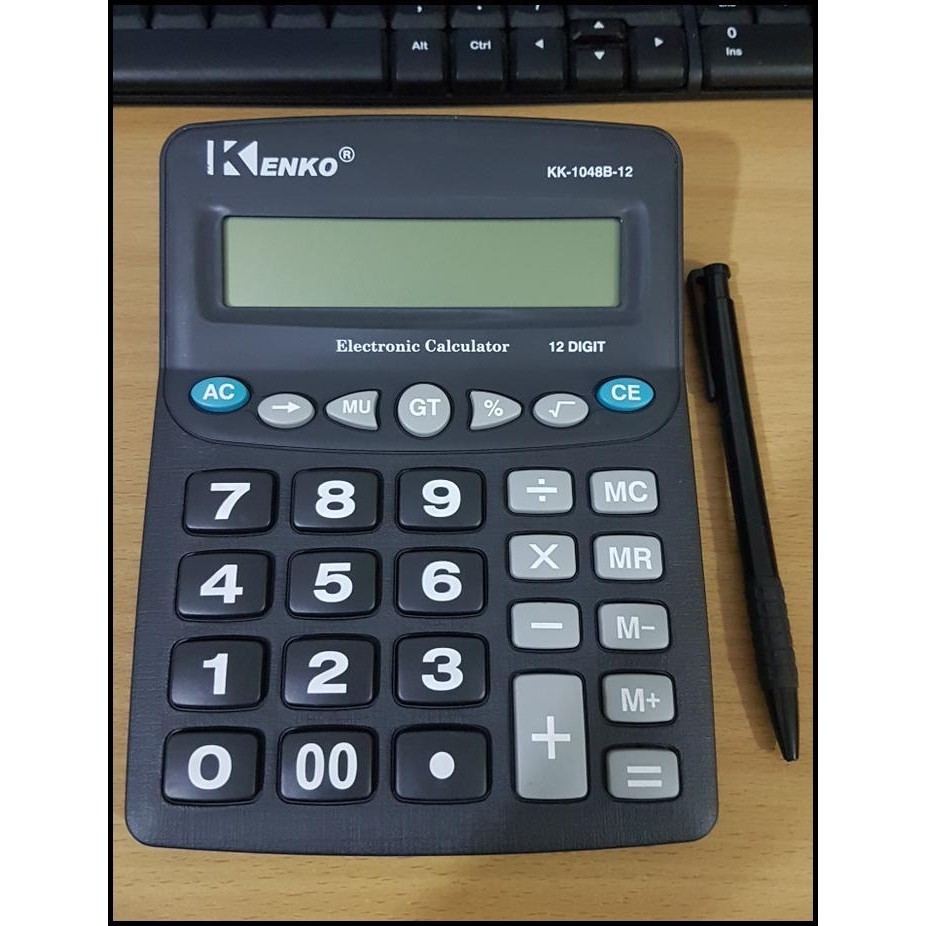 

TERBARU KALKULATOR KENKO 12 DIGIT KK 1048B CALCULATOR !!!!!!