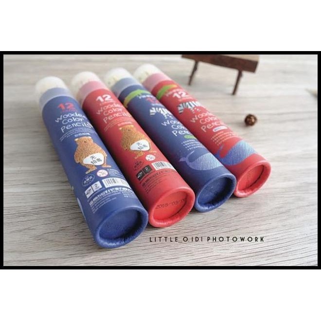 

BEST DEAL 12 WOODEN COLOR PENCILS / PENSIL WARNA / ANAK-ANAK !!!!!