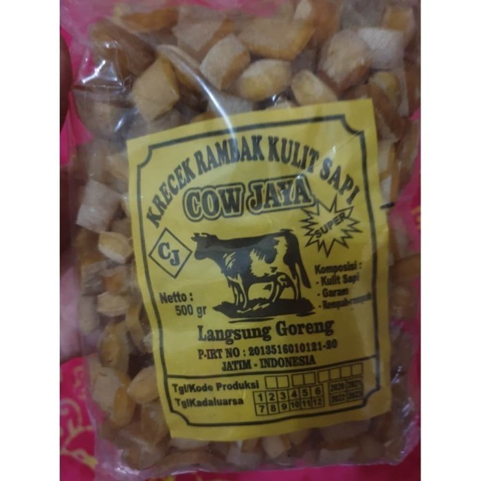 

Kerupuk/Rambak Kulit Sapi Mentah 500 Gram