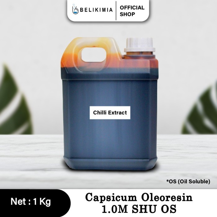 

Capsicum Oleoresin 1 Juta Shu Oil Soluble / Chilli Extract - 1 Kg