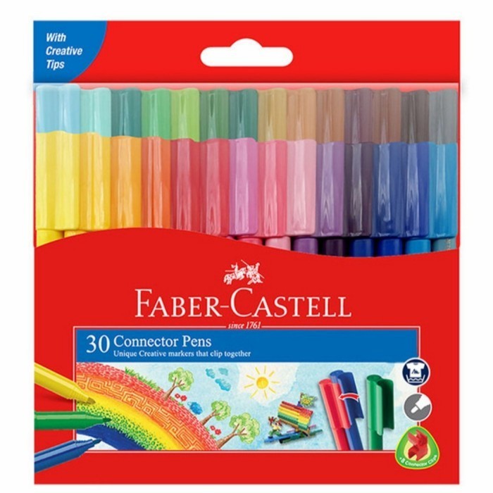 

Connector Pen Spidol Faber Castell 10 20 30 50 Warna