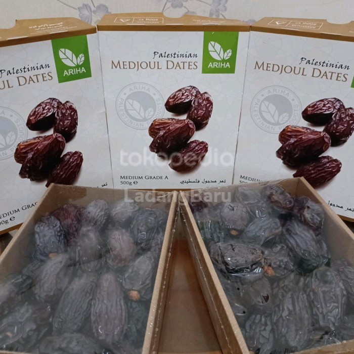 

Ariha Kurma Medjol Palestina Grade A, 500Gr Medium - Medjoul / Medjool