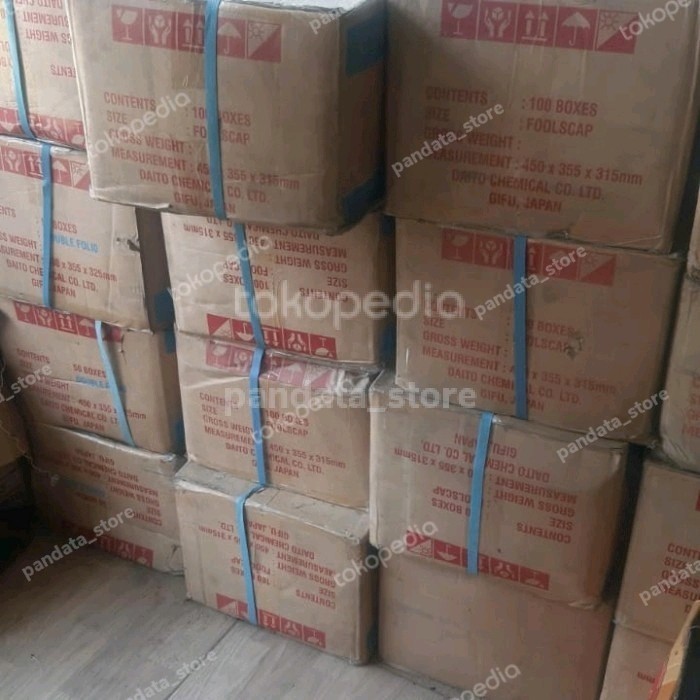 

Kertas Karbon Daito Double Folio Hitam Isi 100 Lembar Murah