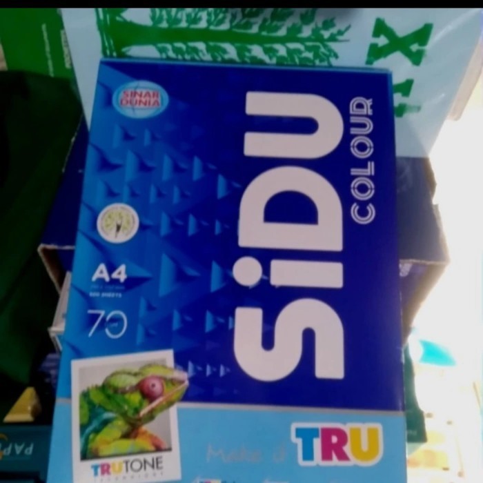 

Kertas Hvs A4 70 Gram Sidu Warna Biru