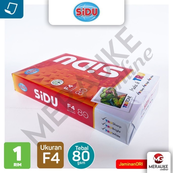 

Kertas Hvs Sidu F4 80 Gsm