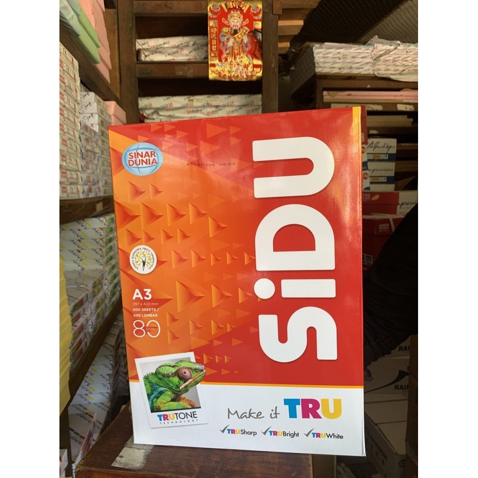 

Hvs 80 Gram A3 Sidu