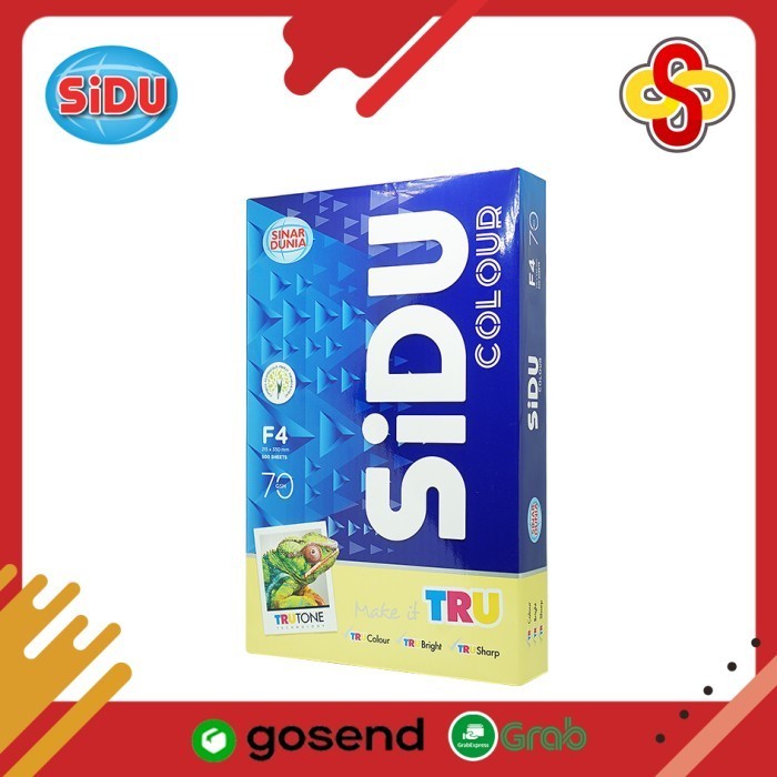 

Kertas Hvs Sidu Colour F4 70 Gr - Kuning