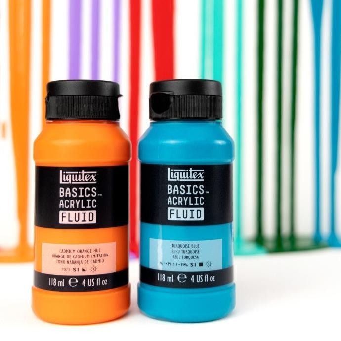 

Cat Akrilik Liquitex Basics Acrylic Fluid 118 ml Color Paint 1/2