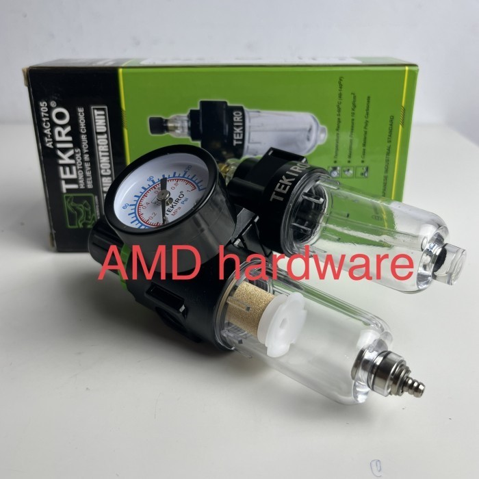 AIR FILTER REGULATOR+LUBRICATOR DOUBLE Kompresor Angin TEKIRO