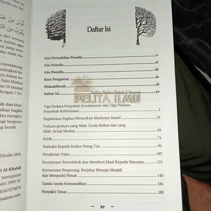 

Buku Sebab-Sebab Keselamatan Dan Kebinasaan