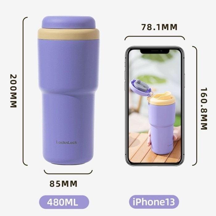 

Locknlock Colorful Tumbler 480Ml