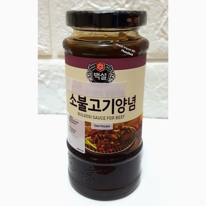 

CJ Beksul Korean BBQ Sauce Marinade/ Saus marinasi bumbu Bulgogi Korea JS