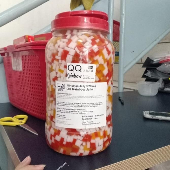 

QQ Rainbow Jelly ITPIN Topping Super Quality/Jeli Pelangi Premium3,2kg