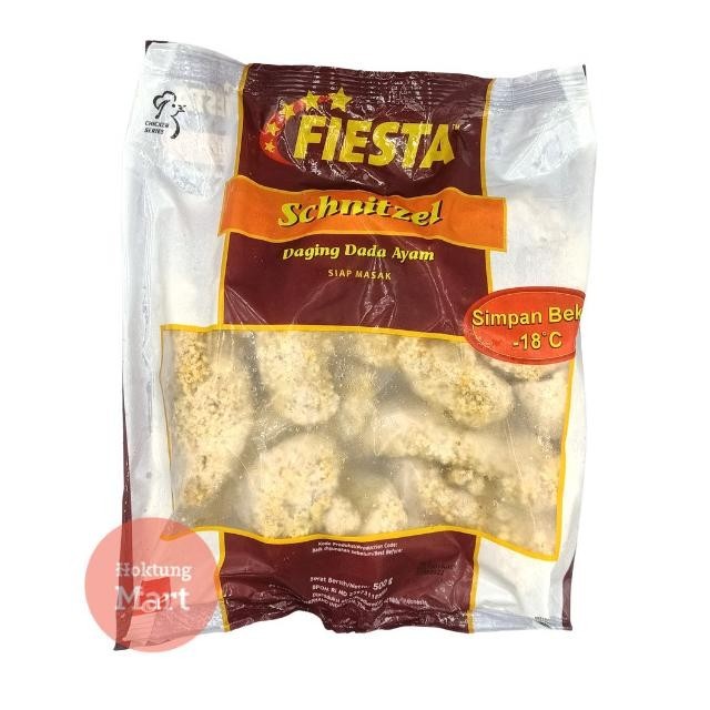 

Fiesta Schnitzel 500gr Daging Dada Ayam