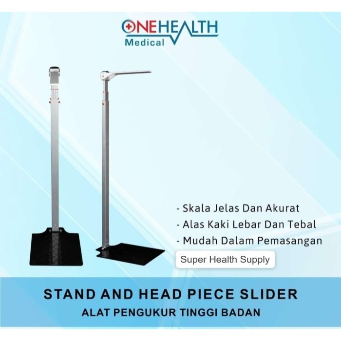 ALAT UKUR TINGGI BADAN ONEHEALTH STADIOMETER PENGUKUR TINGGI BADAN