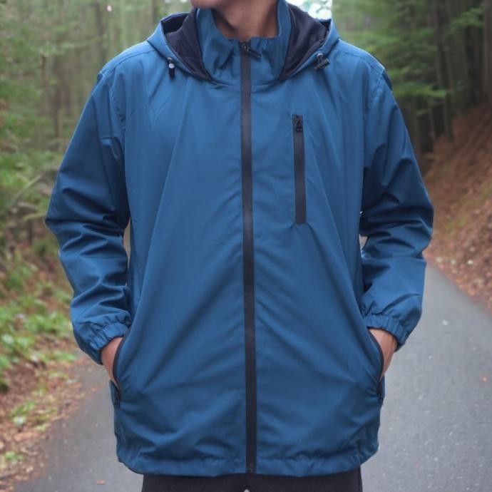 Jaket outdor anti air waterproof crf - jaket gunung taslan waterproof