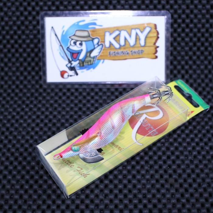 Yamashita Egi Sutte R 2.5 Pink Loreng Rainbow Glow 75Mm 10Gr Cumi