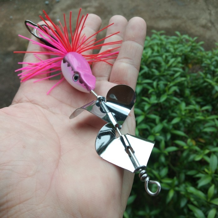 Umpan Casting Buzzbait Slater Seleter Toman Gabus Berisik Top Water