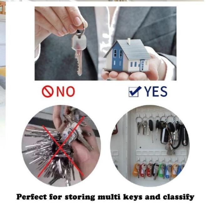 Key Box Tempat Penyimpanan Kunci Brankas Tembok Box Gantungan Kunci 1