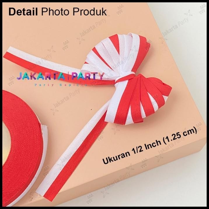 

HOT DEAL PITA SATIN MERAH PUTIH / PITA MERAH PUTIH / PITA SATIN DIRGAHAYU RI !!!!!!!